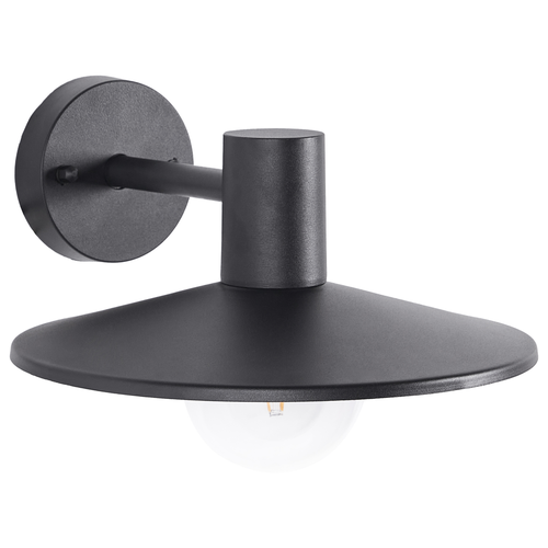 Außenwandleuchte Schwarz aus Metall Außenbeleuchtung Gartenbeleuchtung Wandlampe Outdoor Modernes Design für Garten