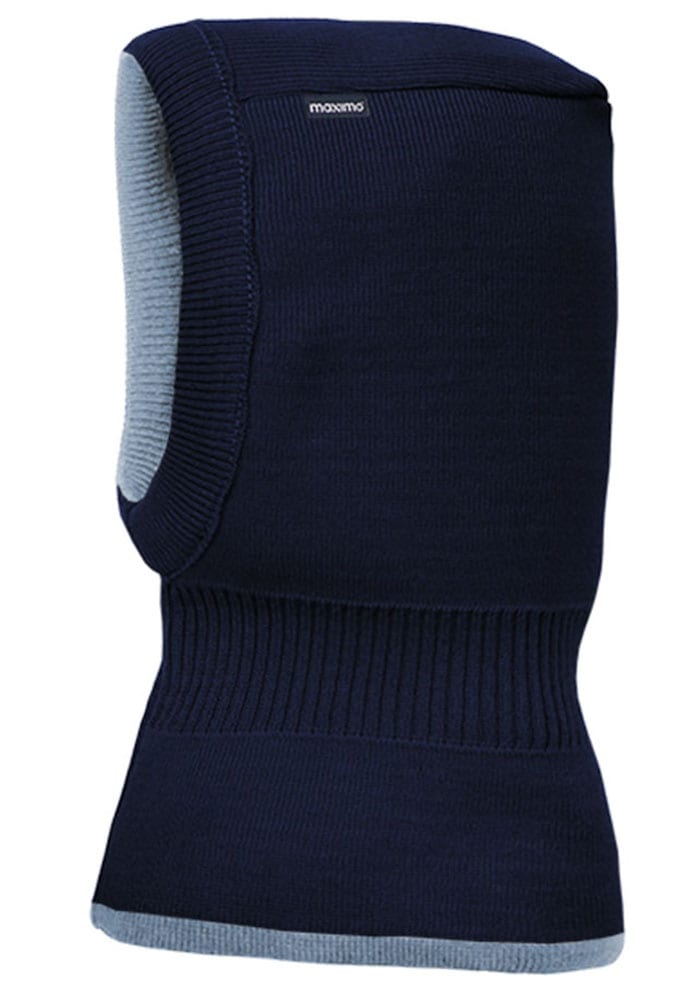 Wendemütze MAXIMO, Baby, Gr. 55, blau, Strick, Wolle, mehrfarbig, Mützen, reine Merinowolle, reversible, doppelt gestrickt, Ausgenähtes Halsteil Image