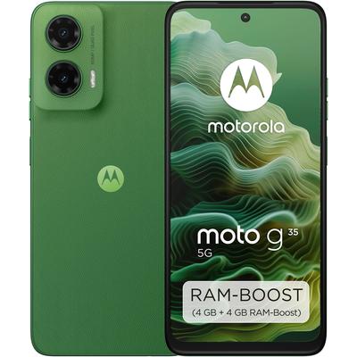 MOTOROLA Smartphone "moto g35 5G", grün (leaf grün), 128 GB, Mobiltelefone