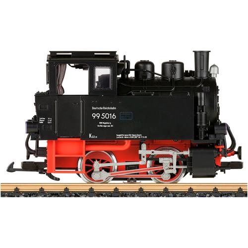 Dampflokomotive LGB ""LGB DR Dampflok 99 5016 - L20753"" Modelleisenbahn-Fahrzeuge schwarz (schwarz/rot) Kinder Made in Europe