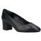 Hush Puppies Anna Wide Leather WoMens Black Heels - Size UK 7 | Hush Puppies Sale | Discount Designer Brands