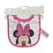 Disney Accessories | Disney Store Disney Baby Minnie Mouse Baby Bib | Color: Pink/White | Size: Os (Baby)