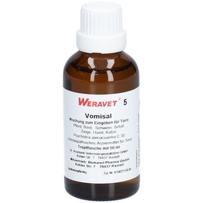 Vomisal 5 Tropfen vet. 50 ml Image
