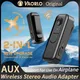 Lavalier 2 in 1 Bluetooth 5.3 Trasmettitore Ricevitore Audio 3.5MM AUX Hifi Stereo Musica Adattatore