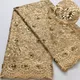 Tessuto di pizzo africano 2024 di alta qualità 5 yarde ricamo maglia Tulle nigeriano paillettes tessuto di pizzo francese per abito Weddomg A4004