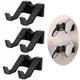 Supporto per gamepad da parete per PS5/PS4/Xbox/Switch – Supporto per controller nero da 3 pezzi con adesivo e viti Accessori da gioco