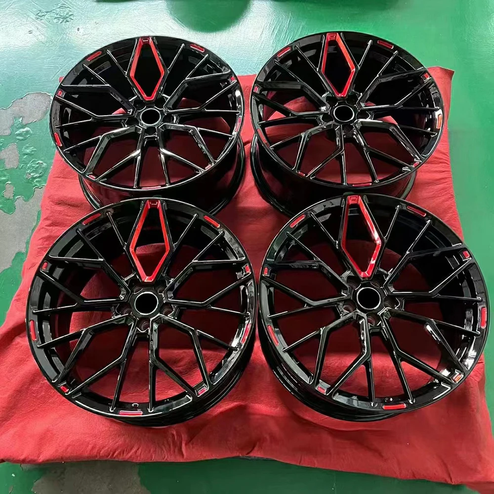 16 17 18 19 20 21 22 23 pollici cerchi in lega personalizzati per auto ruote forgiate per Audi Benz Bmw Tesla Nio Zeekr, garanzia di qualità