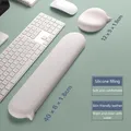 Chat Bubble Polso in silicone Tappetino per mouse Tastiera Poggiamano Poggiapolsi Poggiapolsi Poggiapolsi Ergonomia Bianco Colore solido di alto valore