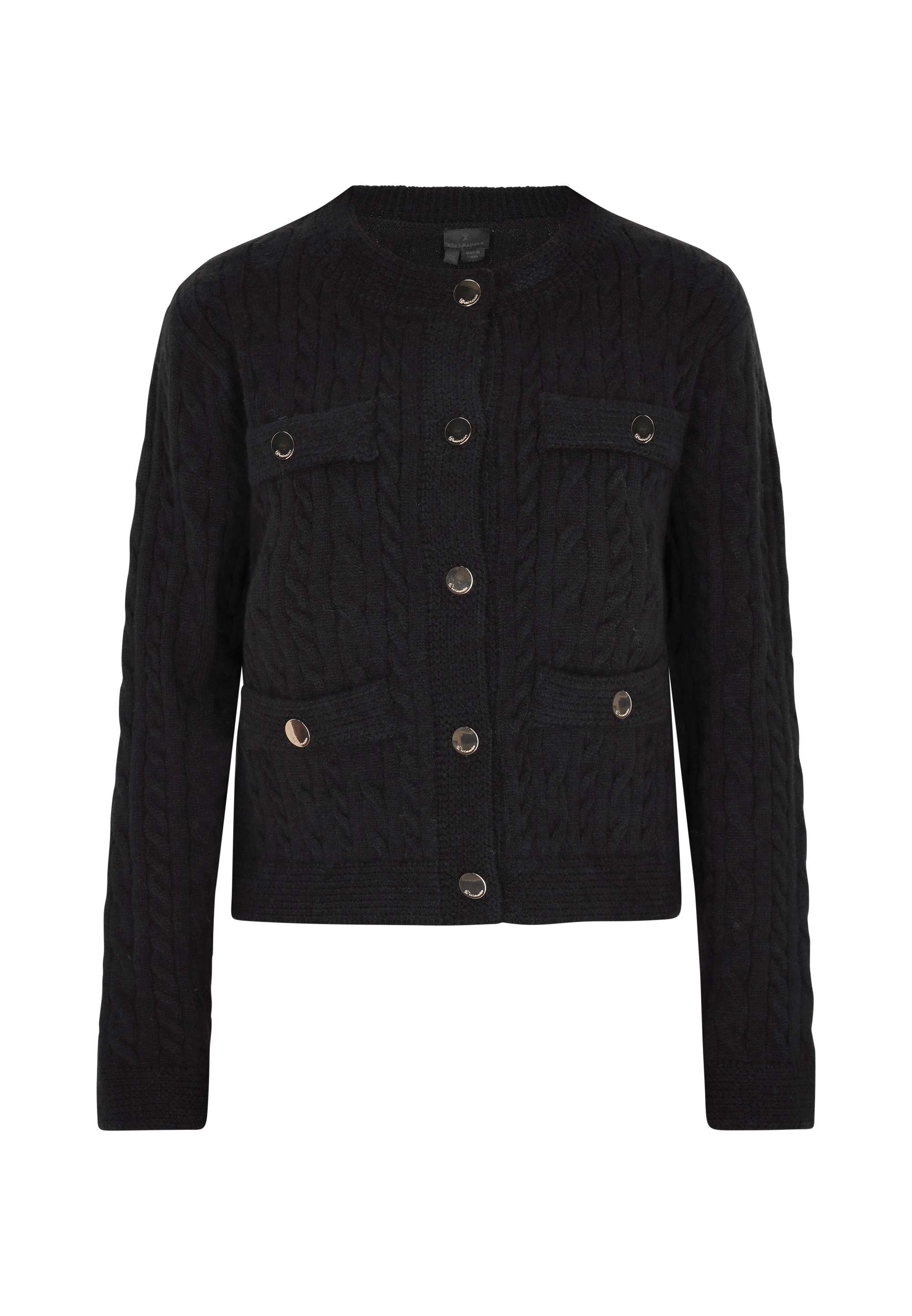 Dreimaster Cardigan Damen Schwarz M/L