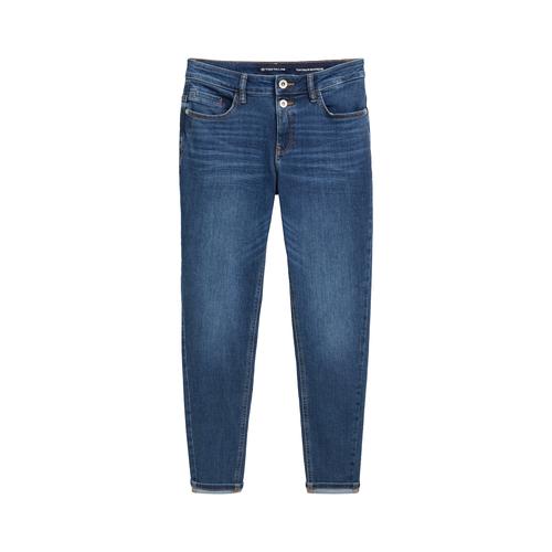 TOM TAILOR Damen Boyfriend Jeans, blau, Uni, Gr. 31/32