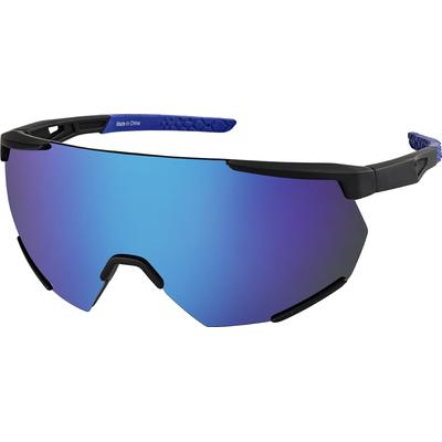 Zenni Men's Retro Oval Sunglasses Black Plastic Full Rim Frame