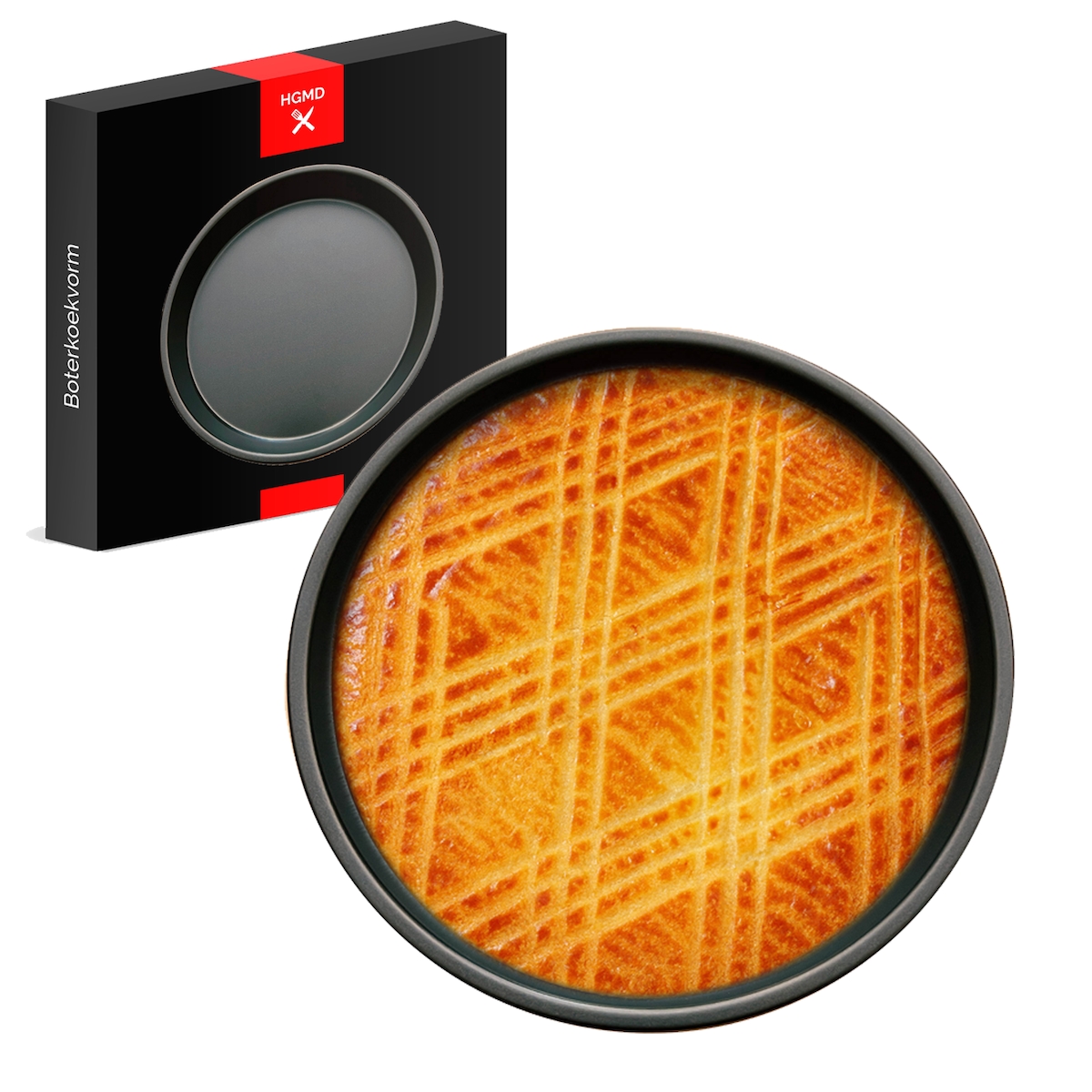 HGMD Butterkuchenform Ø 21,5 - Inklusive 50 Backbleche - Rund Image