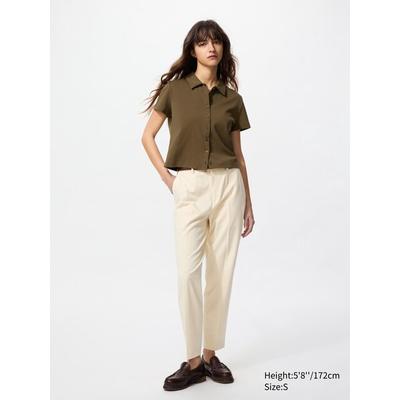 Uniqlo - Smart Ankle Trousers - Natural