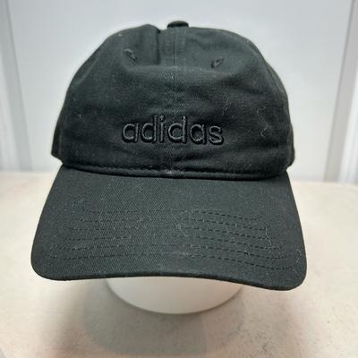 Adidas Accessories | Adidas Black Cap Black Embroidery Adjustable Classic Outdoors Sports | Color: Black | Size: Os