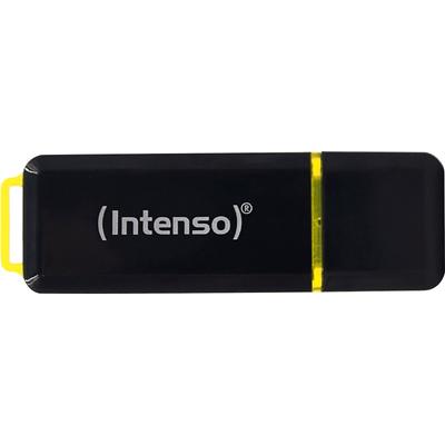 INTENSO USB-Stick "USB Drive 3.1 HIGH SPEED LINE" USB-Sticks Gr. 128 GB GB, schwarz (schwarz/gelb)