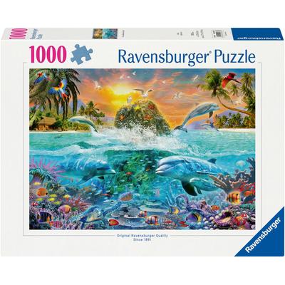 Puzzle RAVENSBURGER "Die Unterwasserinsel" Puzzles bunt Kinder Made in Germany; FSC - schützt Wald weltweit