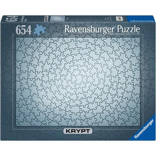 Puzzle RAVENSBURGER ""Krypt silber"" Puzzles silberfarben Kinder Made in Germany; FSC - schützt Wald weltweit