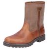 Winterstiefel RIEKER, Herren, Gr. 45, braun (cognac, hellbraun), Leder, Veloursleder, casual, Schuhe, Winterboots, Rieker-TEX, mit Innenreißverschluss, schmale Form