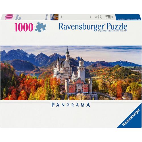 Puzzle RAVENSBURGER ""Panorama, Schloss in Bayern"" Puzzles bunt Kinder Made in Germany; FSC - schützt Wald weltweit