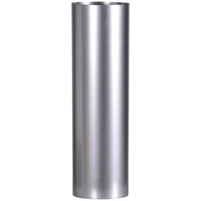 Ofenrohr FIREFIX, silber (silberfarben), B:15,2cm H:25cm L:15,2cm, Stahlblech, Rohre, 500 mm lang, feueraluminiert