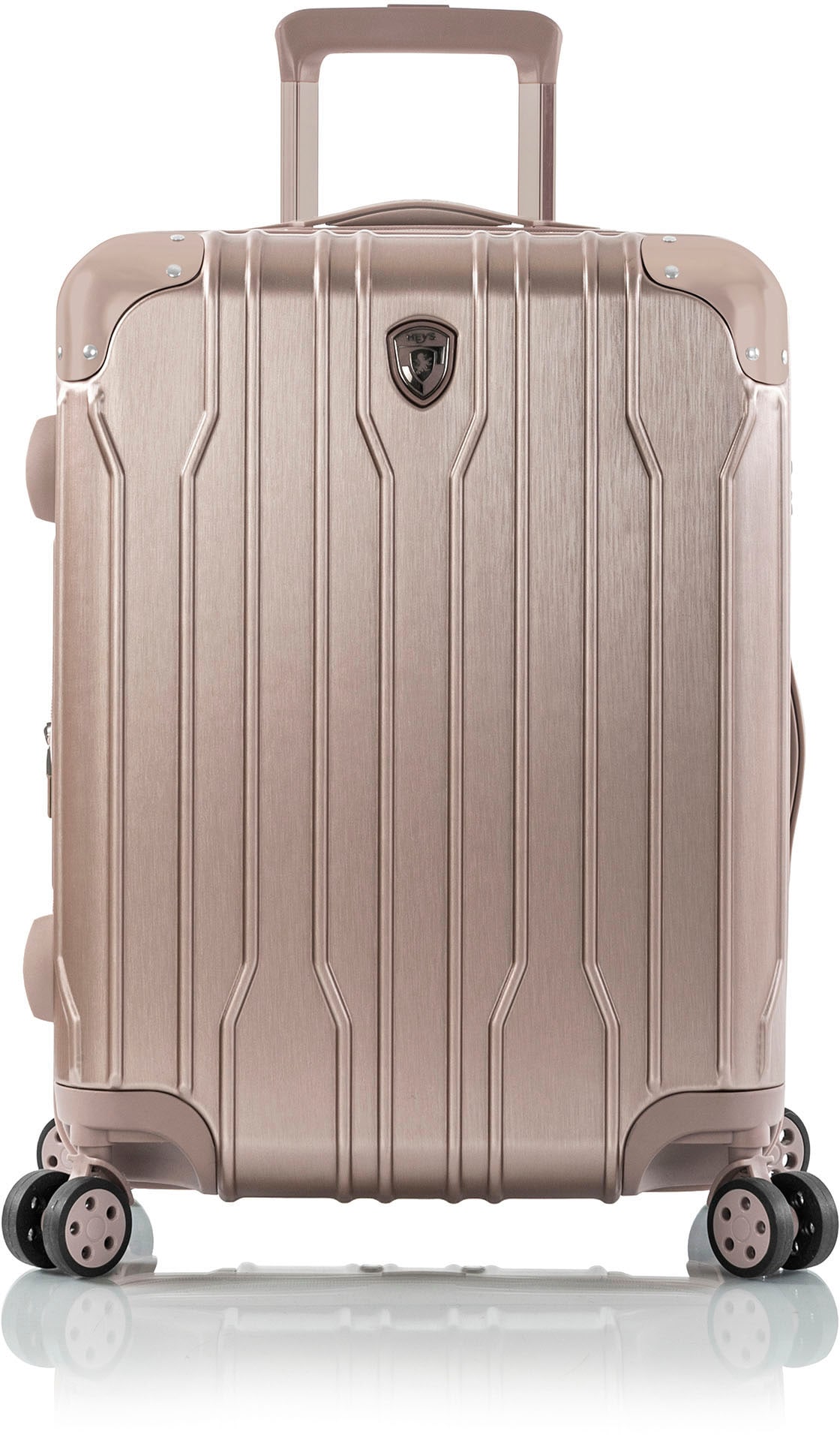 Hartschalen-Trolley HEYS "Xtrak, in verschiedenen Farben und Größen", Gr. B/H/T: 39 x 53 x 23 42, beige (atmosphere), Polycarbonat-Verbundwerkstoff, festlich, Koffer, Heys x Joachim Llambi Handgepäck-Koffer TSA Schloss Volumenerweiterung Image
