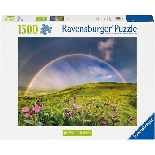 Puzzle RAVENSBURGER ""power of nature, Spektakulärer Regenbogen"" Puzzles bunt Kinder Made in Germany; FSC - schützt Wald weltweit