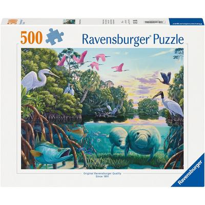 Puzzle RAVENSBURGER "Manatee Moments", bunt, Puzzles, KinderB:49cm H:36cm, Made in Germany, B:49cm H:36cm Image