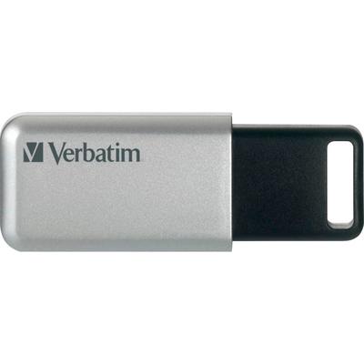 VERBATIM USB-Stick "Secure Pro 32GB" USB-Sticks Gr. 32 GB GB, silberfarben