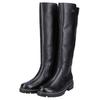 Stiefel REMONTE, Damen, Gr. 38, Normalschaft, schwarz, Leder, klassisch, Schuhe, Blockabsatz, Businesschuh, Langschaftstiefel Innenreißverschluss