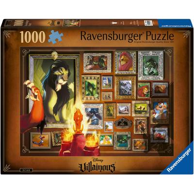 Puzzle RAVENSBURGER "Disney Villainous, Scar" Puzzles bunt Kinder Made in Germany; FSC - schützt Wald weltweit