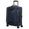 Weichgepäck-Trolley SAMSONITE "ECODIVER, verschiedene Größen und Farben", Gr. B/H/T: 40cm x 55cm x 23cm 50 l, blau (blau nights), Nylon, Polyester, Basic, Koffer, Koffer Reisegepäck Weichgepäck-Koffer Fronttasche