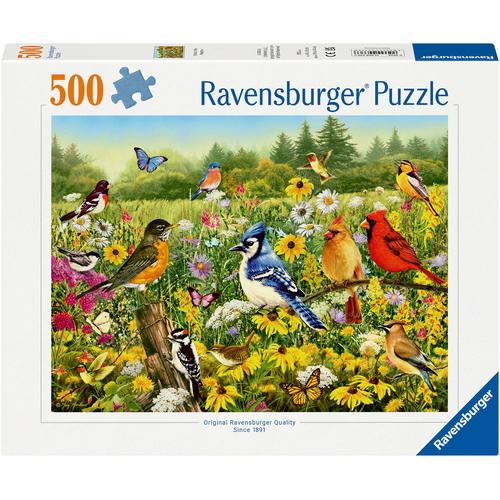 Puzzle RAVENSBURGER ""Vogelwiese"" Puzzles bunt Kinder Made in Germany; FSC - schützt Wald weltweit