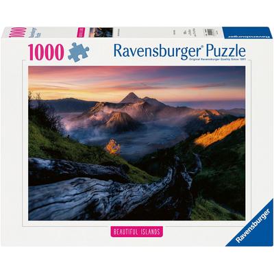 Puzzle RAVENSBURGER "Beautiful Islands, Stratovulkan Bromo, Indonesien?" Puzzles bunt Kinder Made in Germany; FSC - schützt Wald weltweit