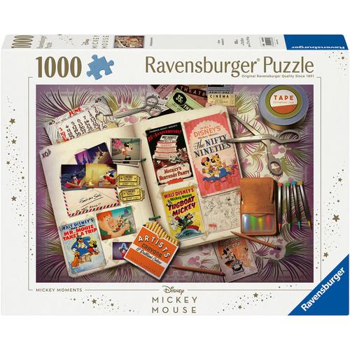 Puzzle RAVENSBURGER ""Disney Mickey Mouse, 1940 Moments"" Puzzles bunt Kinder Made in Germany; FSC - schützt Wald weltweit