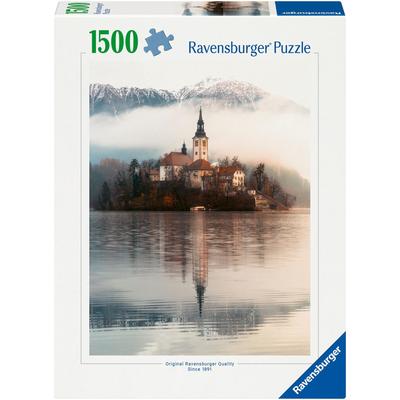 Puzzle RAVENSBURGER "Die Insel der Wünsche, Bled, Slowenien" Puzzles bunt Kinder Made in Germany; FSC - schützt Wald weltweit