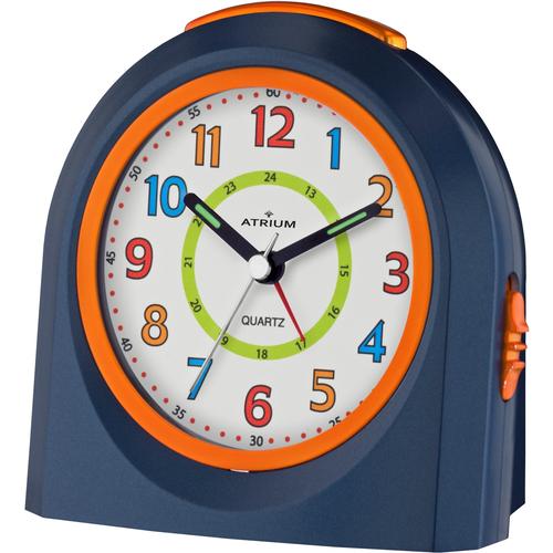 Kinderwecker ATRIUM ""A921-5"" Wecker blau Kinder ideal auch als Geschenk, Lernwecker