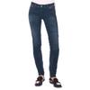 Slim-fit-Jeans LE TEMPS DES CERISES "PULP", Damen, Gr. 27, EURO-Größen, blau (dunkelblau), 83% Baumwolle, 14% Polyester, 3% Elasthan, unifarben, casual, Jeans, mit eng anliegendem Slim Fit-Schnitt