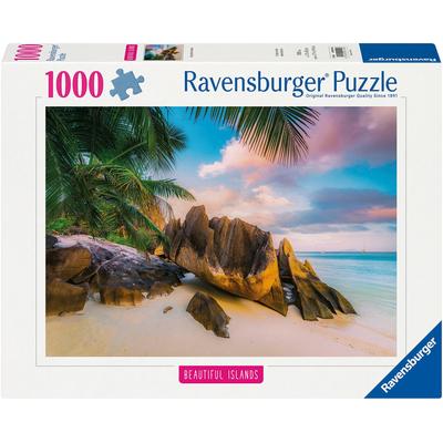 Puzzle RAVENSBURGER "Beautiful Islands, Seychellen" Puzzles bunt Kinder Made in Germany; FSC - schützt Wald weltweit