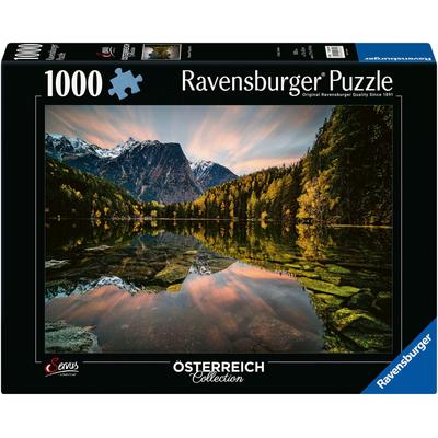 Puzzle RAVENSBURGER "Österreich Collection, Naturjuwel Piburger See" Puzzles bunt Kinder Made in Germany; FSC - schützt Wald weltweit