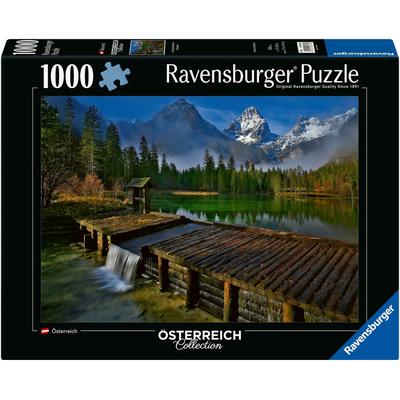 Puzzle RAVENSBURGER "Schiederweiher bei Hinterstoder", bunt, Puzzles, KinderB:70cm H:50cm, Made in Germany, B:70cm H:50cm