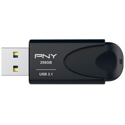 PNY USB-Stick "Attache 4" USB-Sticks Gr. 256 GB GB, schwarz