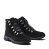 Winterboots TIMBERLAND "MT. MADDSEN MID WARM LINED WATERPROOF SNOW BOOT", Damen, Gr. 39, schwarz (jet schwarz), Leder, sportlich, Schuhe, Snowboots, Winterstiefel, Winterschuhe, wasserdicht und gefüttert