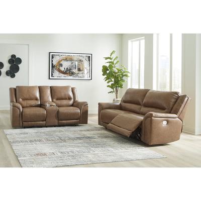Signature Design by Ashley Trasimeno Brown 2-Piece Upholstery Package - 92" W x 40" D x 42" H