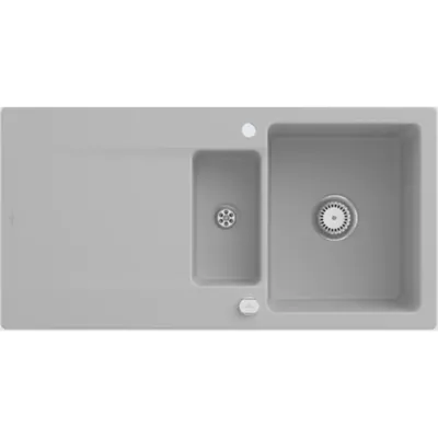 Villeroy & Boch Villeroy&Boch Spülbecken, Küchenspüle Siluet 60 R Steam 1000x510mm, Unterschrankbreite 60cm Image