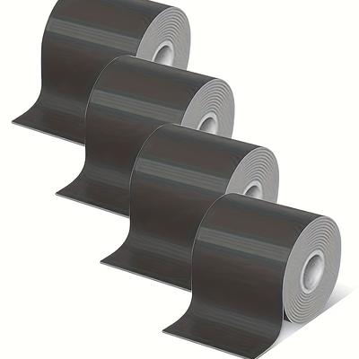 TEMU 4pcs Waterproof Roof Repair Tape - Leak & , Ideal For Metal & Wave Tile Roofs, With Built-in Adhesive, Seam Repair, Waterproof Tape