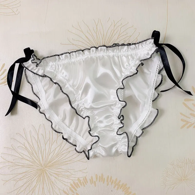 Mutandine da donna in stile giapponese Kawaii Sexy Lingerie mutandine da donna in raso di seta slip slip mutandine da donna slip intimo