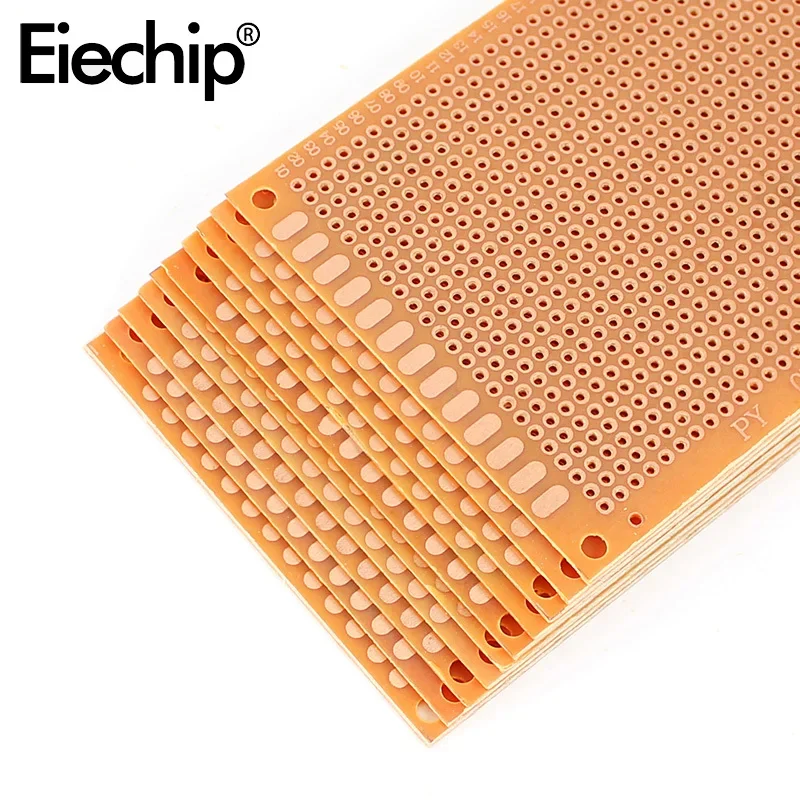 Carte PCB prototype simple face pour Ardu37, 5 pièces/lot, 5x7cm, 7x9cm, 9x15cm, circuit imprimé universel, kit de bricolage