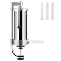 SucceBuy Progettatrice verticale per salsicce con capacità di 1,5/3 litri, robot da cucina con 3 tubi di ripieno, accessori da cucina, elettrodomestico
