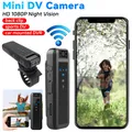 Mini telecamera HD1080P Telecamera per visione notturna Full HD Telecamera per movimento invisibile Videoregistratore digitale portatile per esterni Telecamera con clip posteriore