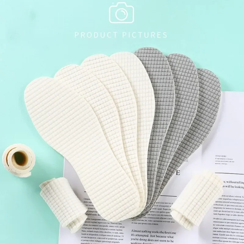 2025, neue Latex-Einlegesohlen für Füße, weich, bequem, für Laufen, Sport, Stoßdämpfung, Deodorant-Einlegesohle für Schuhe, Herren und Damen, Schuhsohle Image